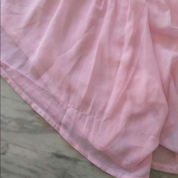 [LIKE 🆕]: Strapless Sequined Light Pink Romper - Picture 7 of 7